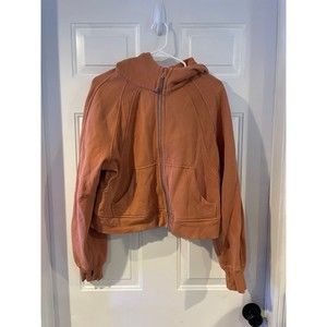 Lululemon full zip scuba crop hoodie M/L